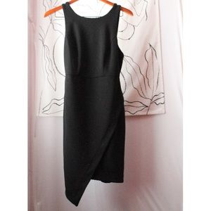 Black Asymmetrical Summer Dress. NWT.